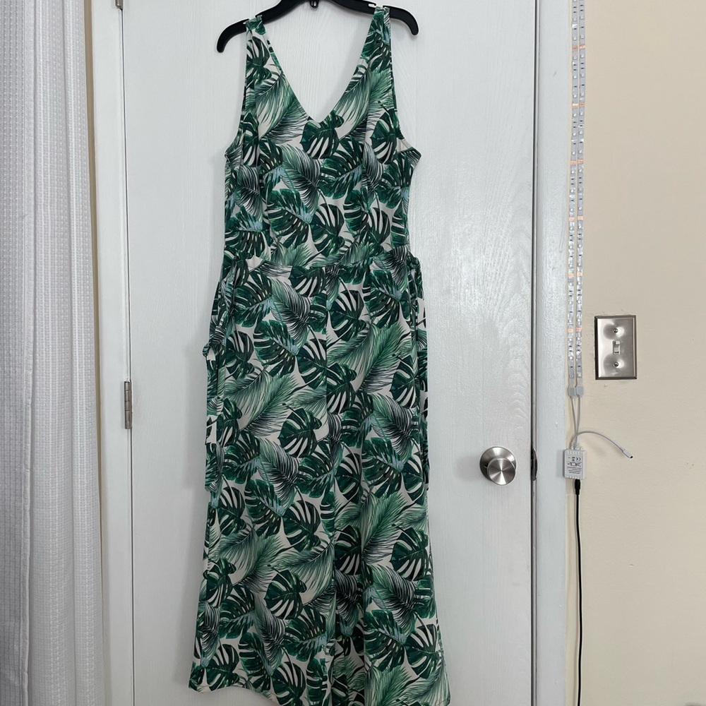 Green jumpsuit
